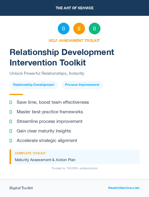 Relationship Development Intervention Toolkit
