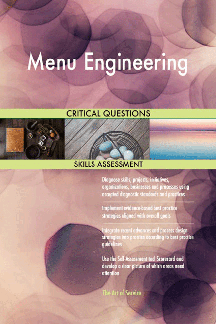 Menu Engineering Toolkit