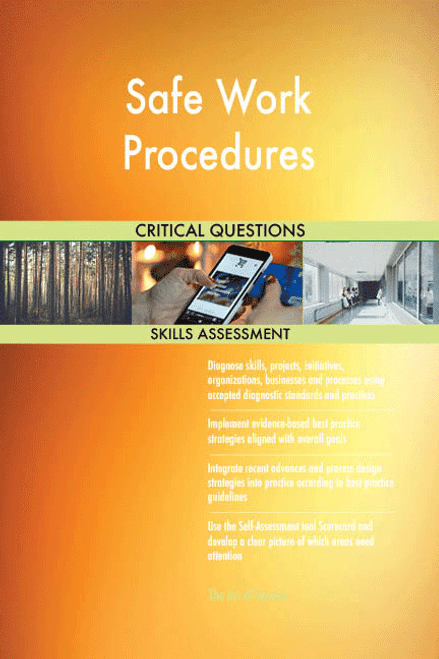 Safe Work Procedures Toolkit