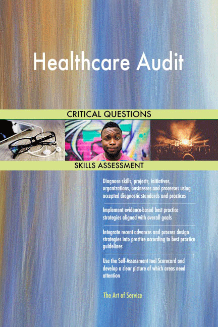 Healthcare Audit Toolkit