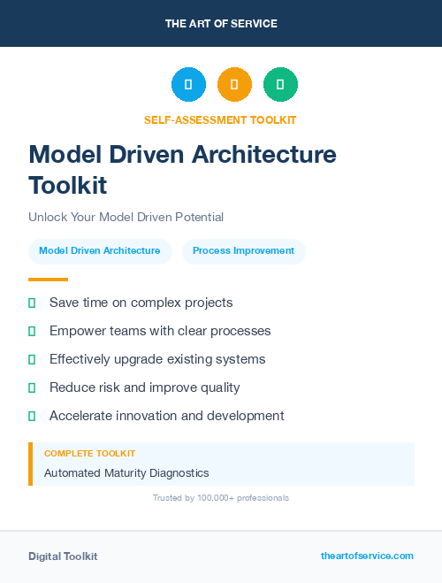 Model Driven Architecture Toolkit