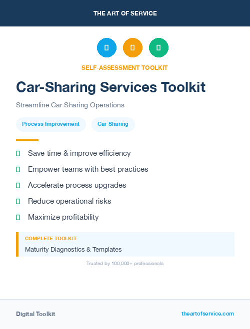Car-Sharing Services Toolkit