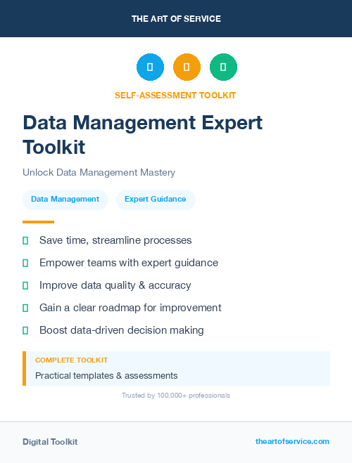 Data Management Expert Toolkit