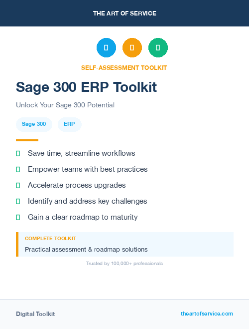 Sage 300 ERP Toolkit