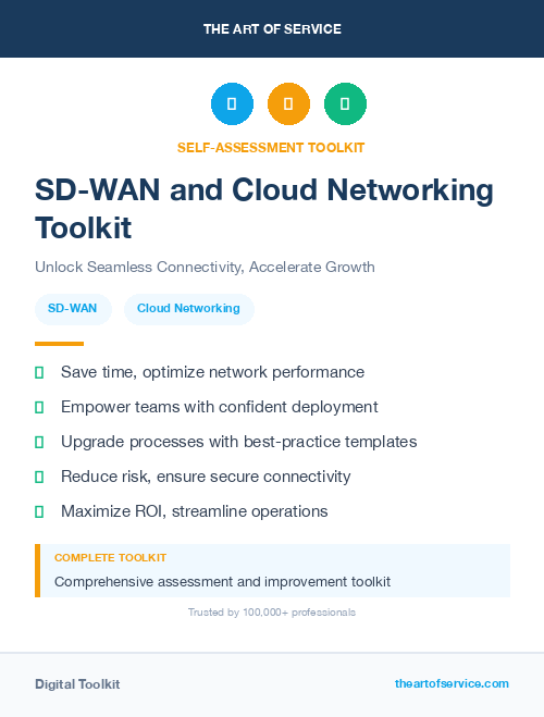 SD-WAN and Cloud Networking Toolkit