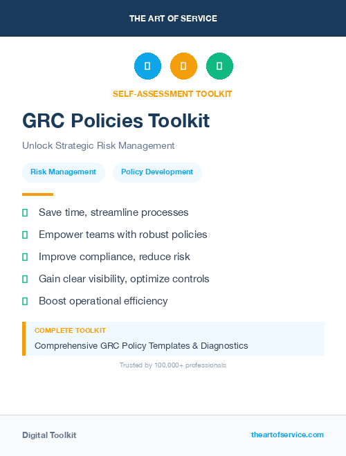 GRC Policies Toolkit