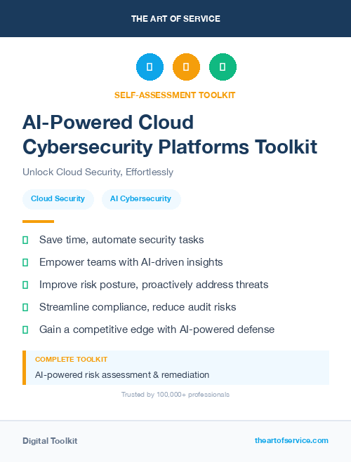 AI-Powered Cloud Cybersecurity Platforms Toolkit