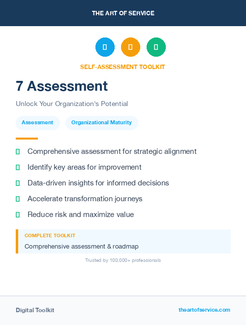 7 Assessment
