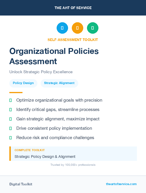 Organizational Policies Assessment