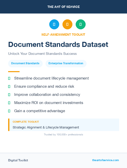 Document Standards Dataset