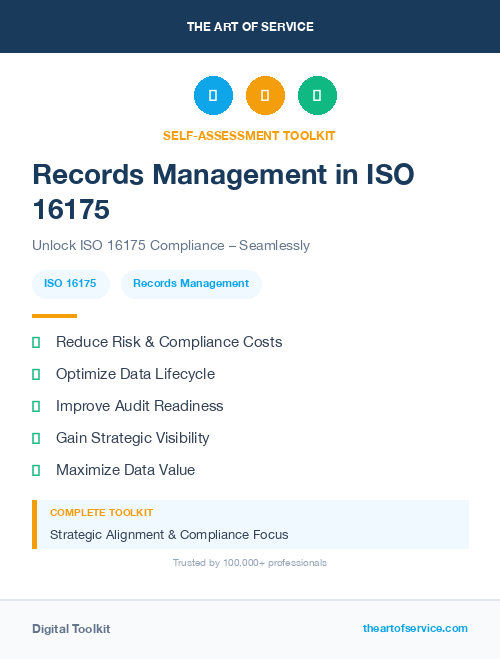 Records Management in ISO 16175