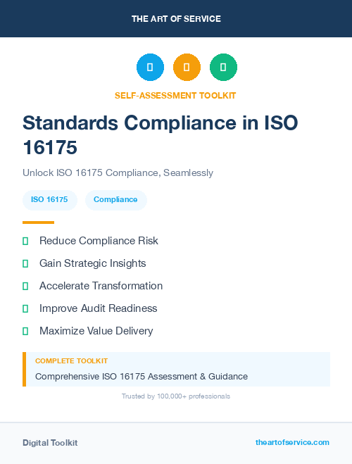 Standards Compliance in ISO 16175