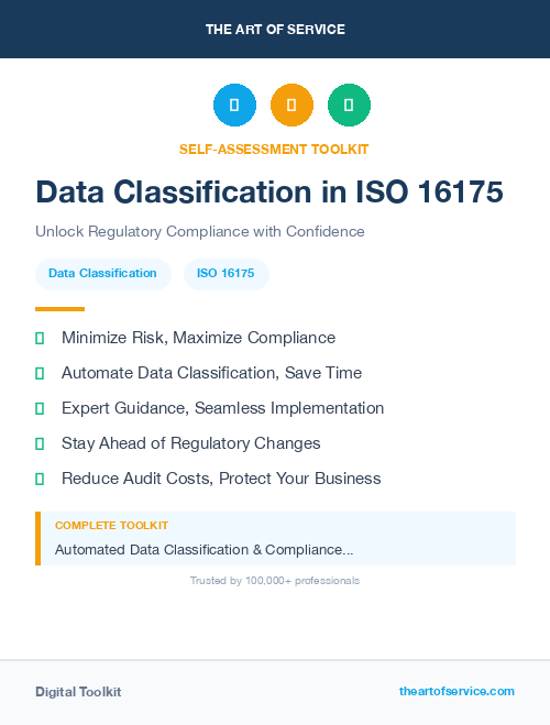 Data Classification in ISO 16175