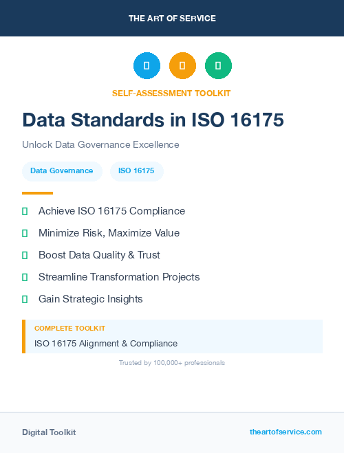 Data Standards in ISO 16175