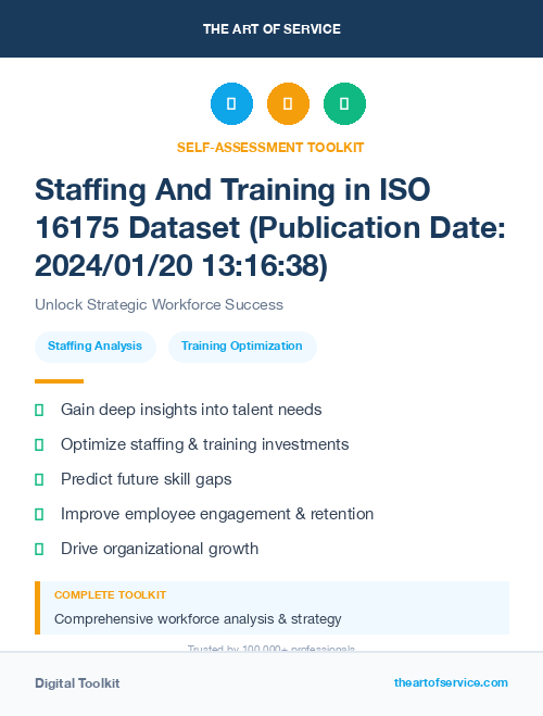 Staffing And Training in ISO 16175 Dataset