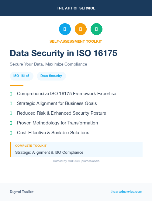 Data Security in ISO 16175