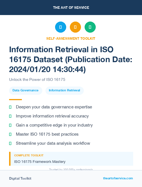 Information Retrieval in ISO 16175 Dataset