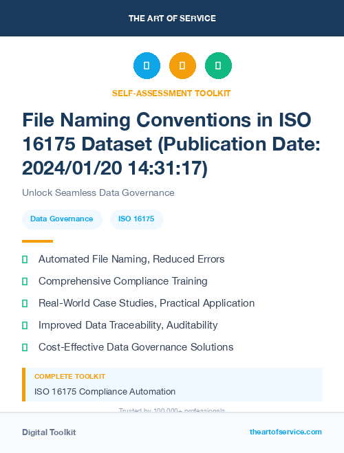 File Naming Conventions in ISO 16175 Dataset