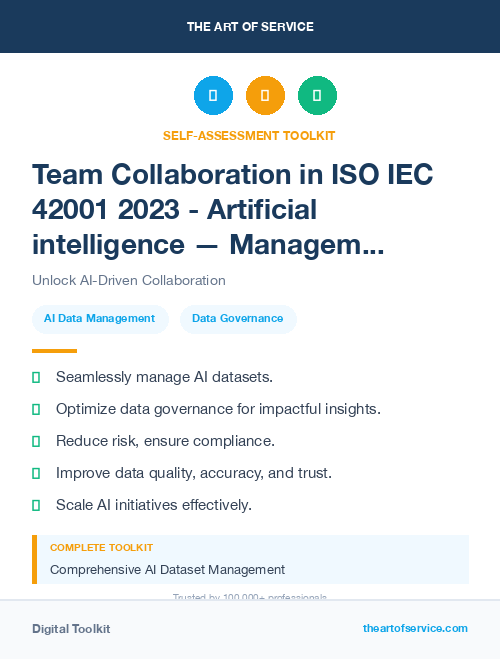 Team Collaboration in ISO IEC 42001 2023 - Artificial intelligence — Management system Dataset
