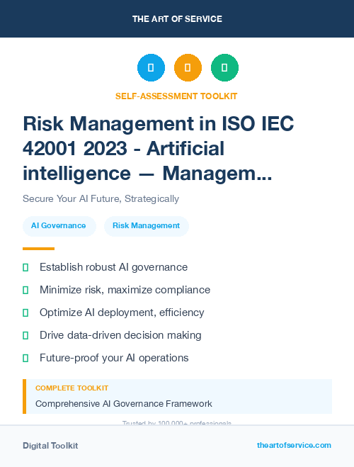 Risk Management in ISO IEC 42001 2023 - Artificial intelligence — Management system v1 Dataset