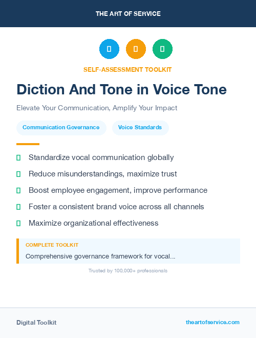 Diction And Tone in Voice Tone