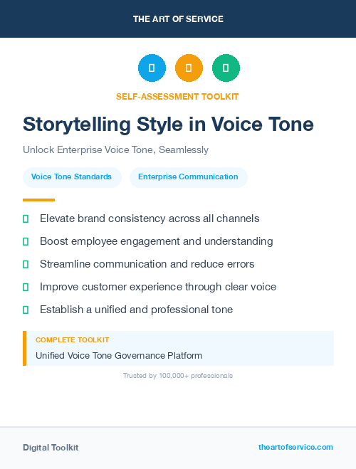 Storytelling Style in Voice Tone