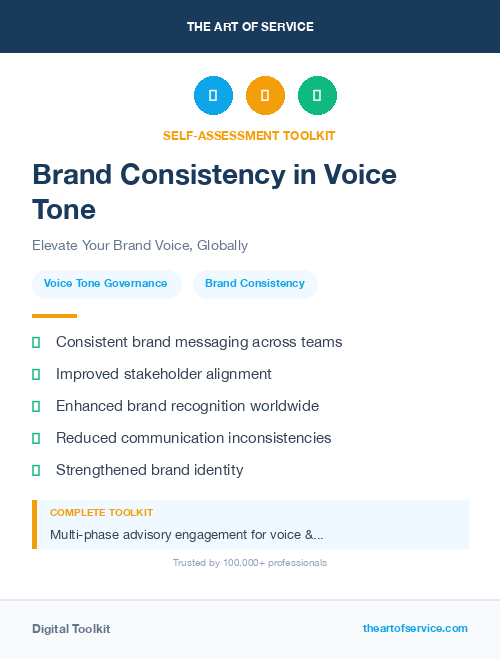 Brand Consistency in Voice Tone