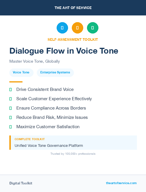 Dialogue Flow in Voice Tone