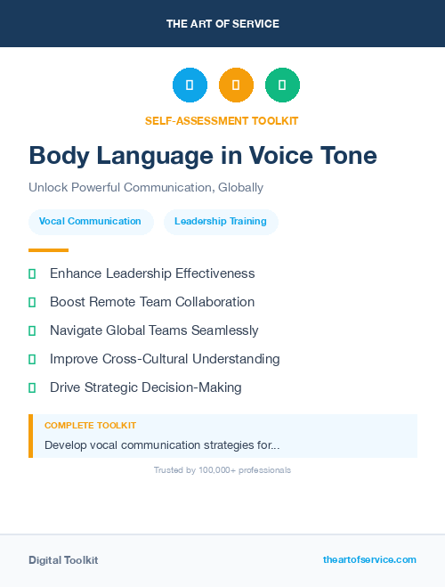 Body Language in Voice Tone