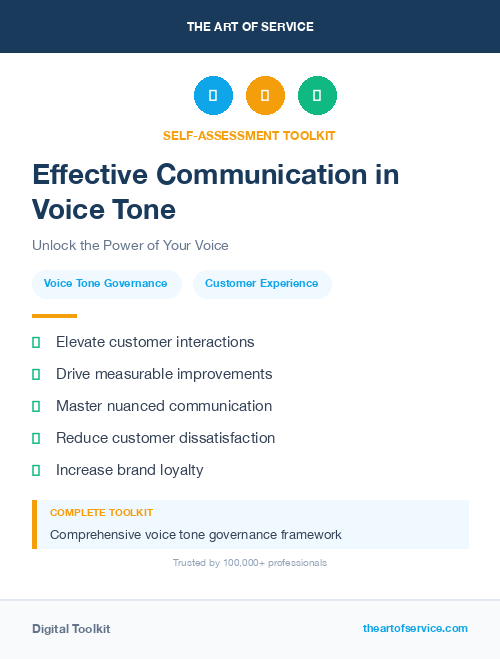 Effective Communication in Voice Tone