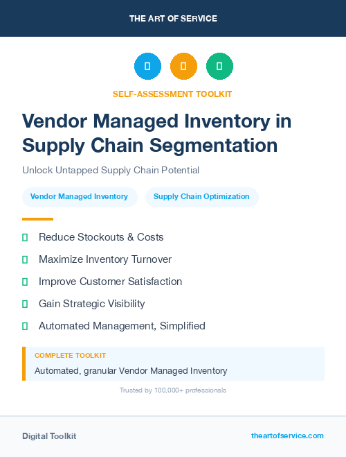 Vendor Managed Inventory in Supply Chain Segmentation