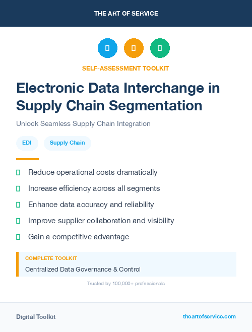 Electronic Data Interchange in Supply Chain Segmentation