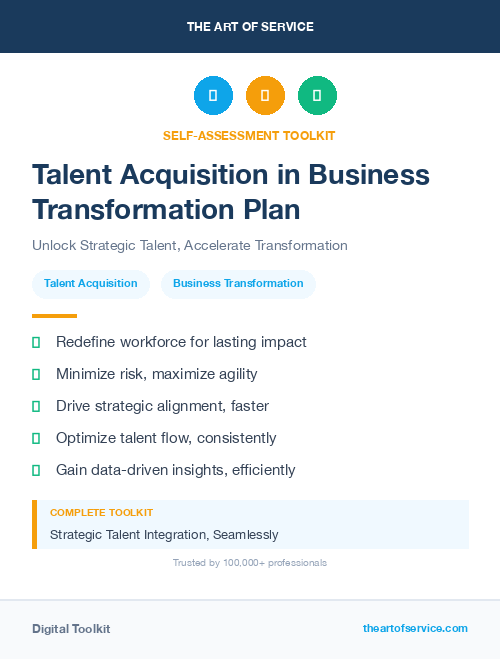 Talent Acquisition in Business Transformation Plan