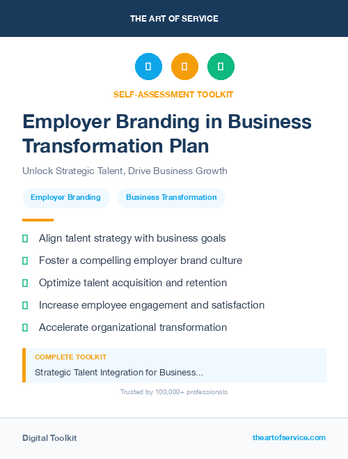 Employer Branding in Business Transformation Plan