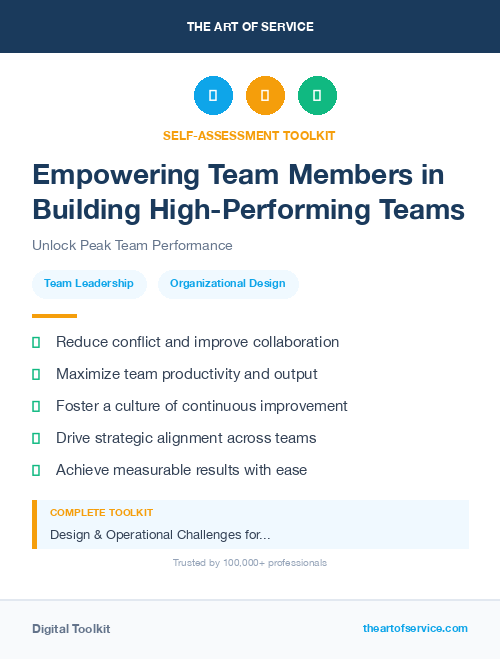 Empowering Team Members in Building High-Performing Teams