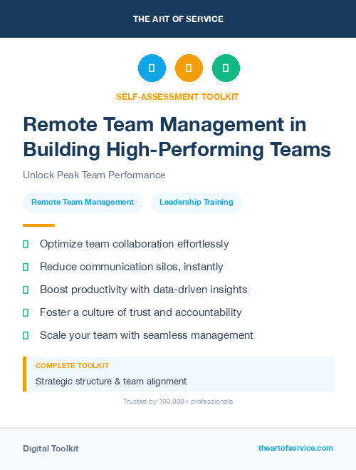Remote Team Management in Building High-Performing Teams