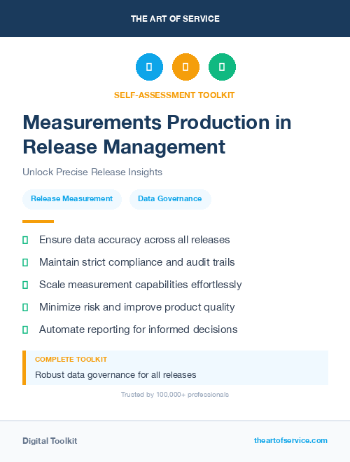 Measurements Production in Release Management