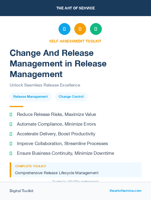 Change And Release Management in Release Management