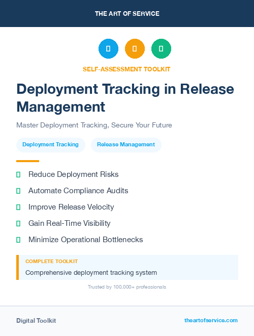 Deployment Tracking in Release Management