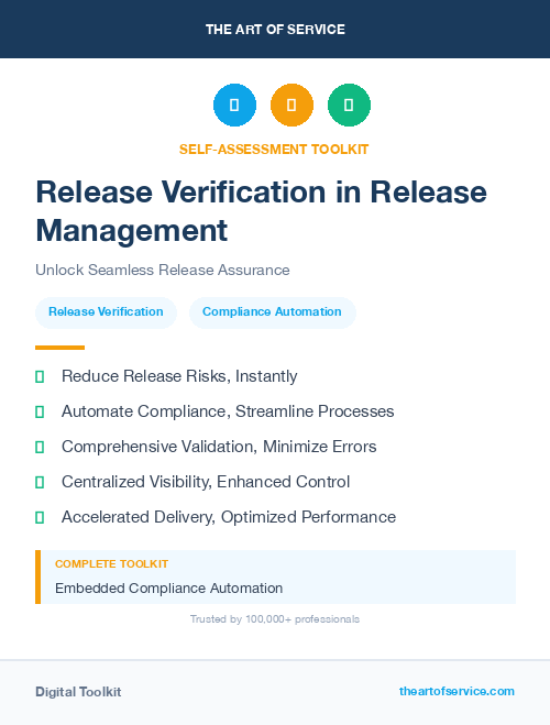 Release Verification in Release Management