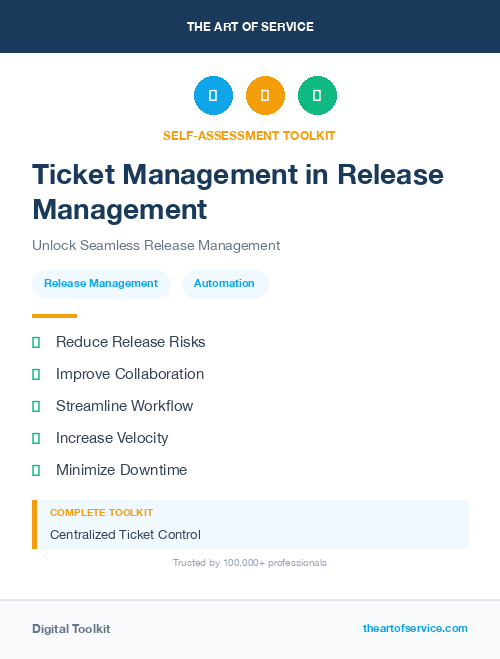 Ticket Management in Release Management