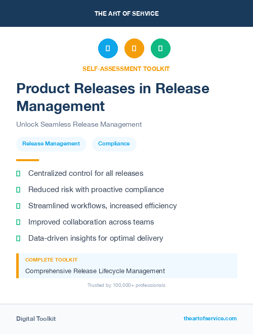 Product Releases in Release Management