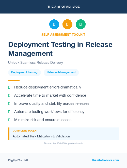 Deployment Testing in Release Management
