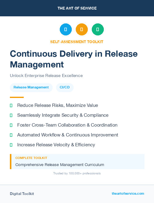 Continuous Delivery in Release Management