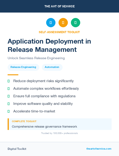 Application Deployment in Release Management