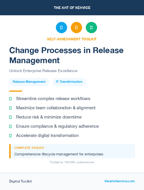 Change Processes in Release Management