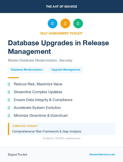 Database Upgrades in Release Management