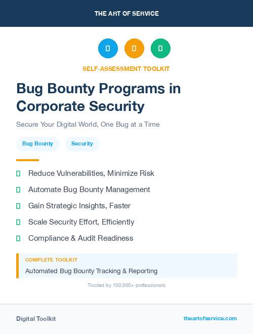 Bug Bounty Programs in Corporate Security