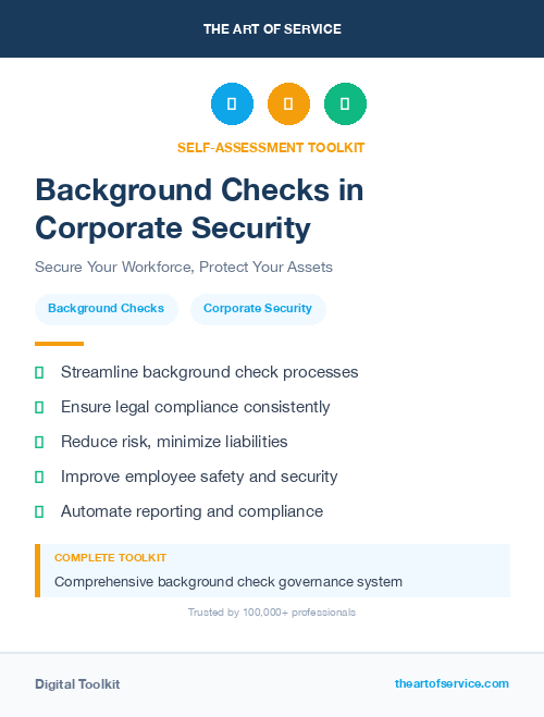 Background Checks in Corporate Security