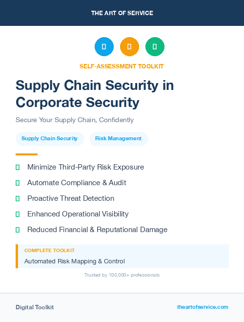 Supply Chain Security in Corporate Security